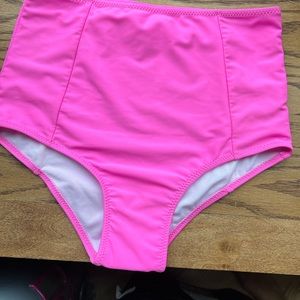 Hot pink bikini bottom size small